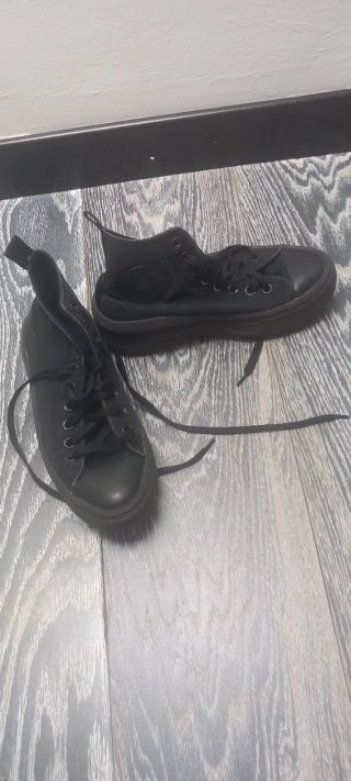 Converse All Star Platform Nere