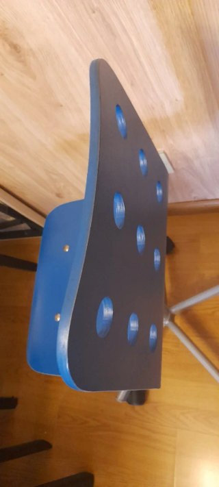 Silla de escritorio azul Ikea