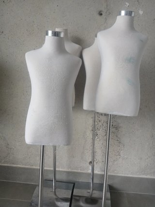 Bustos maniquí infantil (pack 4)