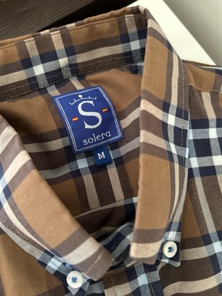Camisa de cuadros Solera hombre