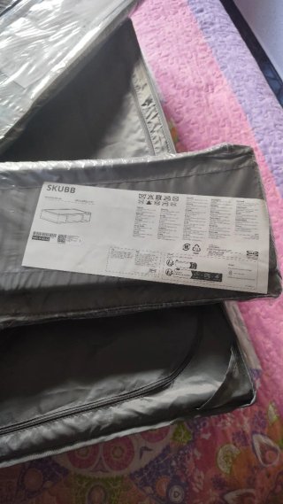 Organizzatore per armadi in tessuto grigio