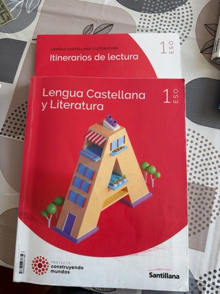 Conjunto de libros santillana 1 Eso
