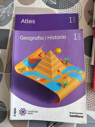 Conjunto de libros santillana 1 Eso