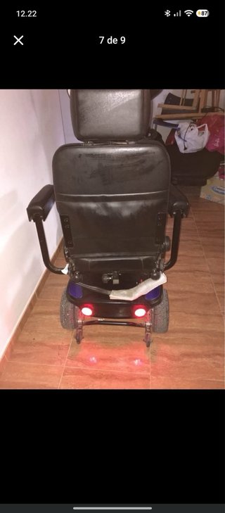 Scooter eléctrico azul