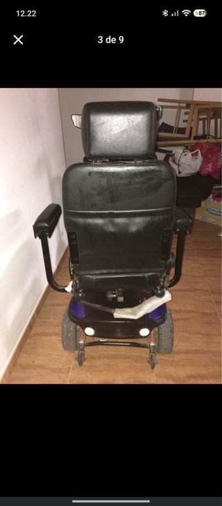Scooter eléctrico azul
