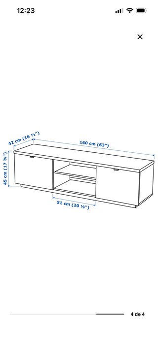 Mueble TV Blanco