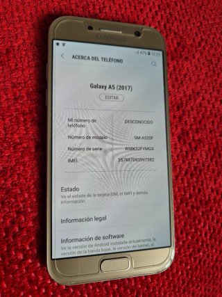 Samsung Galaxy A5 Dorado