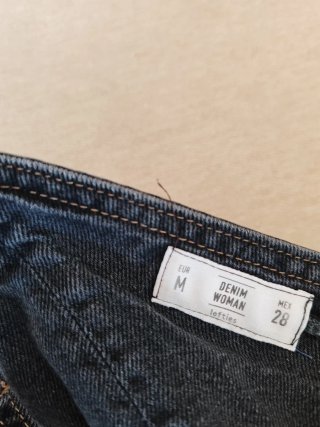 Peto vaquero gris talla M
