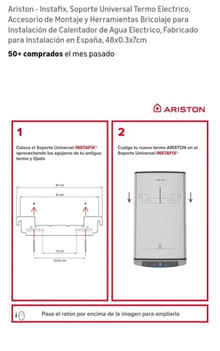Soporte Universal Ariston InstaFix