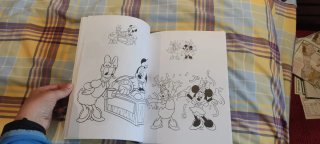 Libro de pegatinas Minnie y Mickey