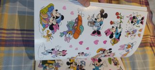 Libro de pegatinas Minnie y Mickey