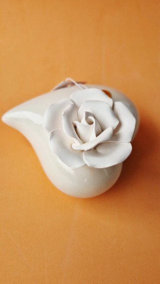 Diffusore Cuore Porcellana. Diffusor Corazon