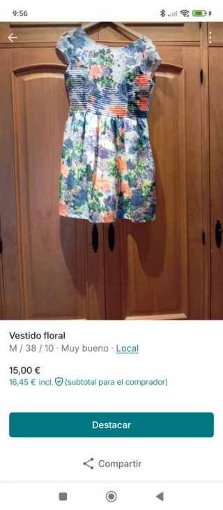 Vestido floral M/38/10