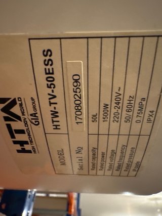 Termo Eléctrico HTW Blanco 50litros