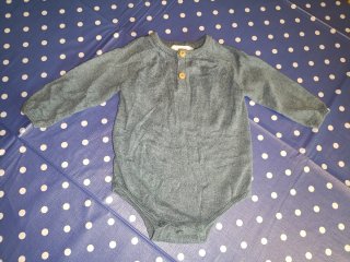 Conjunto Zara Punto Bebé 1-3 Meses Azul
