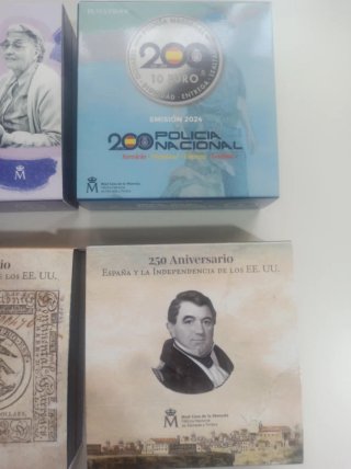 Lote 8 monedas 10€ de Plata de España