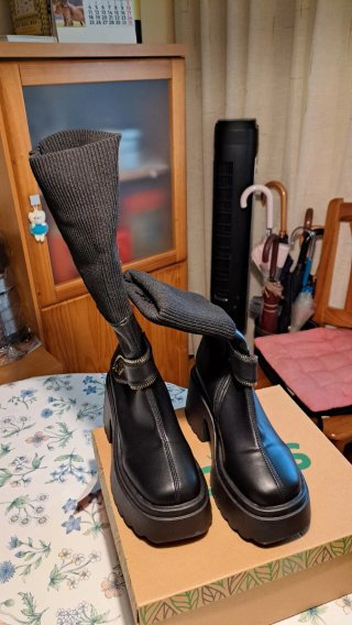 Botas de caña baja negras