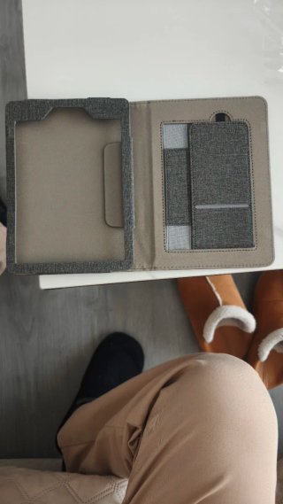 Funda gris para e-reader 7 pulgadas