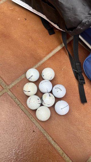 Palos de Golf, bolsas, fundas, pelotas