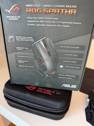 Ratón Inalámbrico Asus ROG Spatha