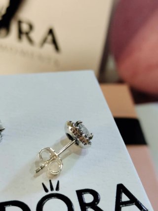 Pendientes Pandora Corazón Brillantes