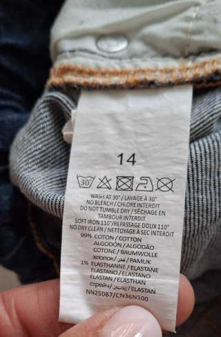 Bermuda Jeans Levi's 511 Slim 14 anni