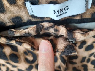 Pantalón Mango Estampado Animal Print