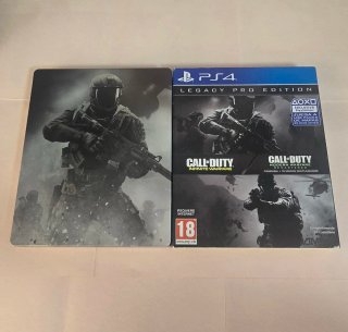 Cajas metálicas CoD y juego infinite warfare