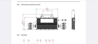 Microinversor Sukflow 2250W Nuevo Precintado