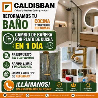 Cambio de bañera por plato de ducha en 1 día – CAL