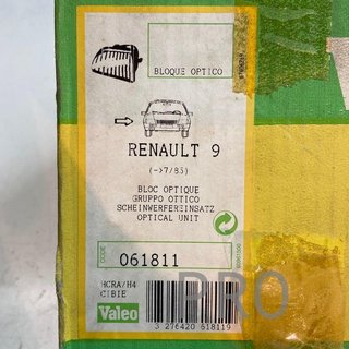 Renault 9 faro del derch ref: 061811