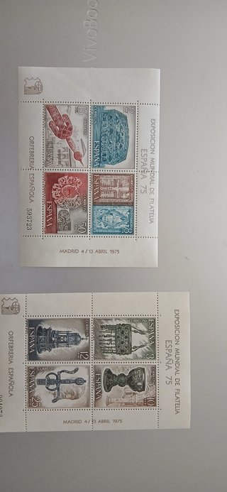 Sellos Exposición Mundial Filatelia España 75