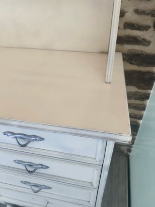 Escritorio antiguo de madera