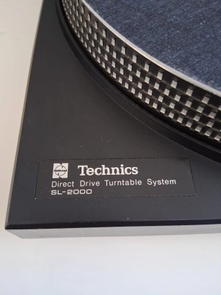 Technics SL-2000 Tocadiscos Vinilo