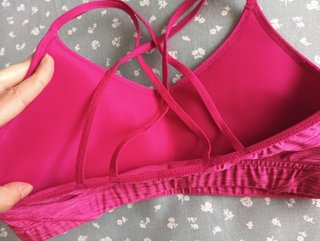 Top fitness deportivo gym Domyos fucsia Talla S