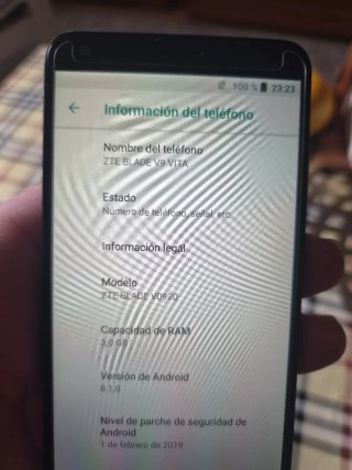 ZTE Blade V9 Negro
