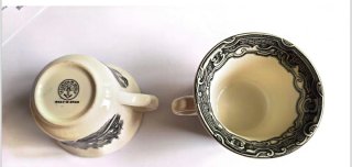 Conjunto de té/café  Cartuja Sevilla Porcelana