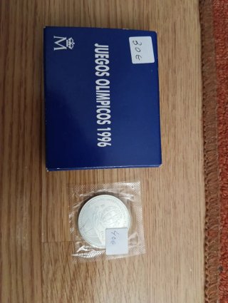 Lote monedas plata Juegos Olímpicos 1996