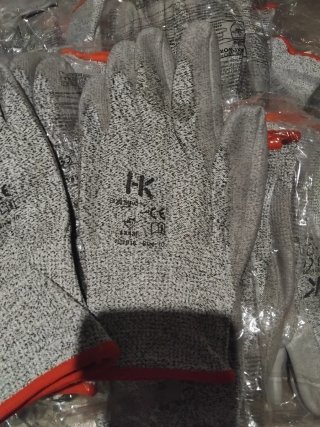 Guanti antitaglio HK grigi
