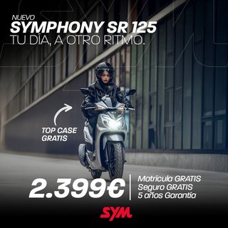 SYM SR125 2026 Azul