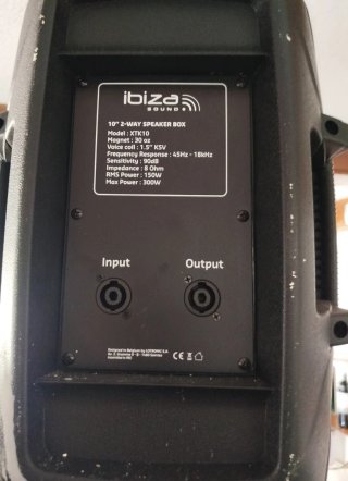Altavoz Ibiza Sound Negro