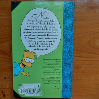 Libro guía para la vida de Bart simpson