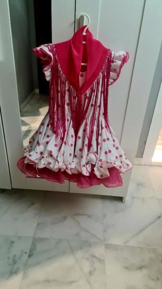 Traje Flamenca Niña Talla 6