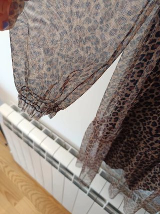 Vestido niña estampado leopardo 9 años