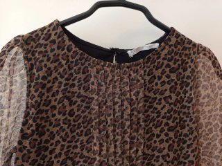 Vestido niña estampado leopardo 9 años
