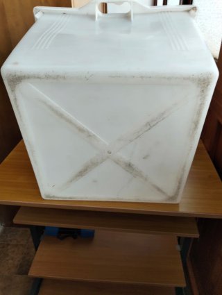 Cassetta plastica multiuso bianca
