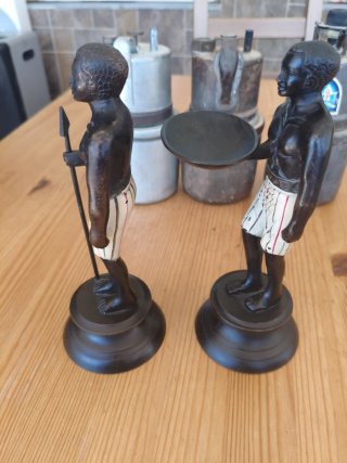 Pareja Esculturas Bronce