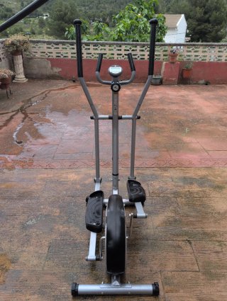 Elíptica Vélo gris y negra