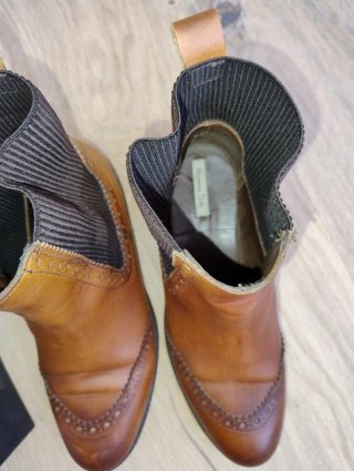 Botines Cuero Massimo Dutti Talla 38 mujer