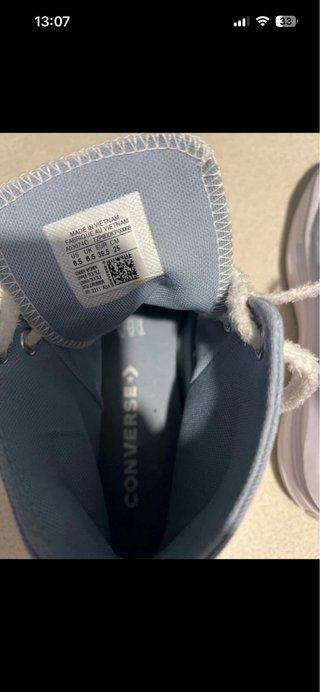 Deportivas Converse Azul y Blanco
